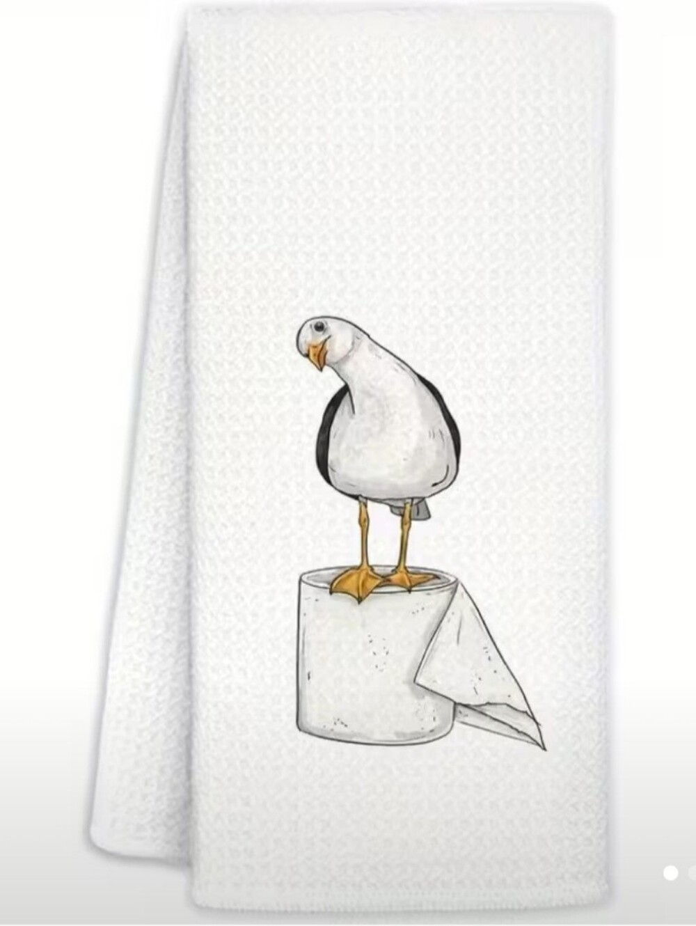 New Pair of Seagull Cotton Kitchen Towels -1521-585